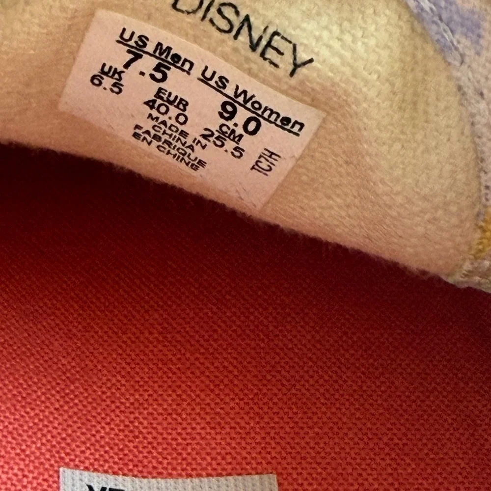 Vans x Disney The Little Mermaid Ariel Sneakers 2015 Limited Release Size 9 - Picture 9 of 10